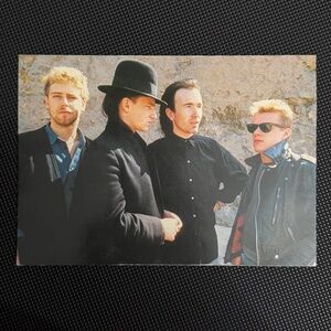 Vintage U2 photographed postcard